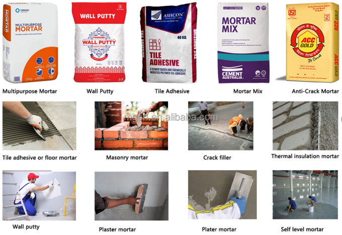 Высококачественная сухая порошкообразная минометная производственная линия Стенная плитная песок оборудование для смешивания цемента керамическая плитка клеевая машина 6