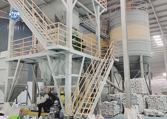 Long Lifetime Automatic Dry Mix Powder Mortar Production Line Wall Putty Skim Coat Tile Adhesive Making Machine