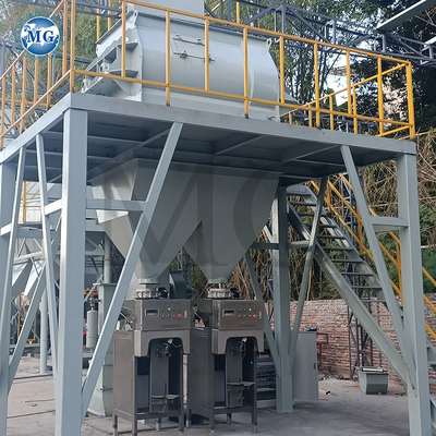 Управление PLC Полуавтоматическое сухое смешение Мортровое смешивание порошкового смешивающего завода Стенный плотный песок Цементный гипсовый смеситель Керамическая плитка Машина для производства клея