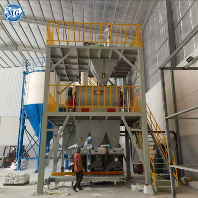 Автоматическая 10-20TPH сухой раствор растительного песка цементный смеситель плитки клейкая машина