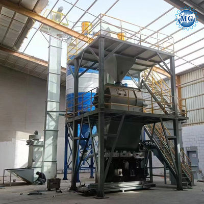 Высокая скорость смешивания двойной двойной вал Agravic Paddle Mixer Блендерная машина Стенная штукатурка штукатурка гипсокартонная плитка Скимовая черепица Клейкая каша Сухой минометный смеситель