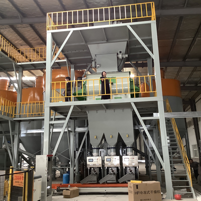 Эффективная машина для изготовления клея для плиток с автоматическим питанием и дозировкой материалов 10-30T / h