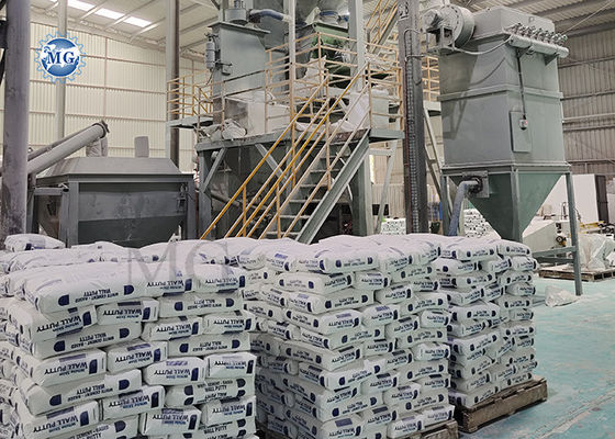 Индивидуальный продукт Автоматическая машина для производства клея для плитки и сухой смеси, завод по производству шпатлевки для стен