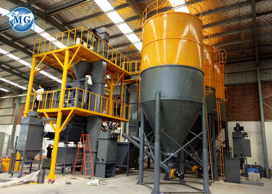 Производственная линия с клейкой для плитки 12T/H