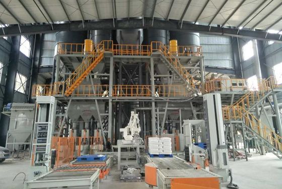 Побелите смешивать известью миномета машины плитки порошка 30T/H слипчивый делая