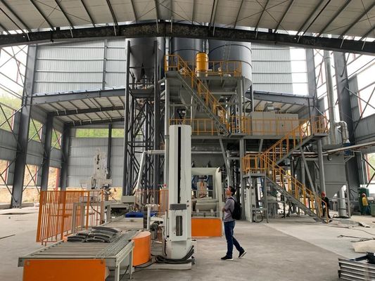 Промышленное предприятие автоматической плитки слипчивое с Palletizing машина сухого миномета смешивая
