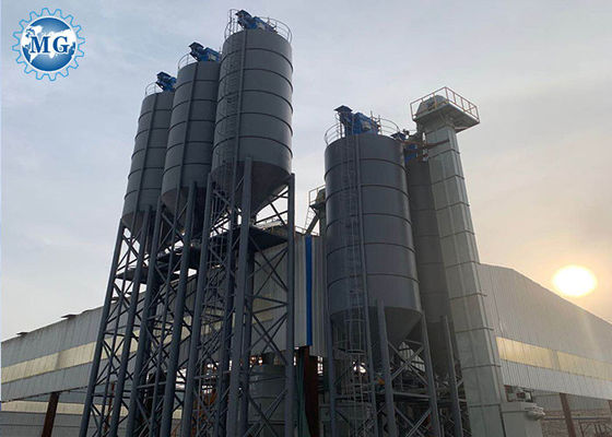 Завод сухой смеси PLC с двумя валами смесителя